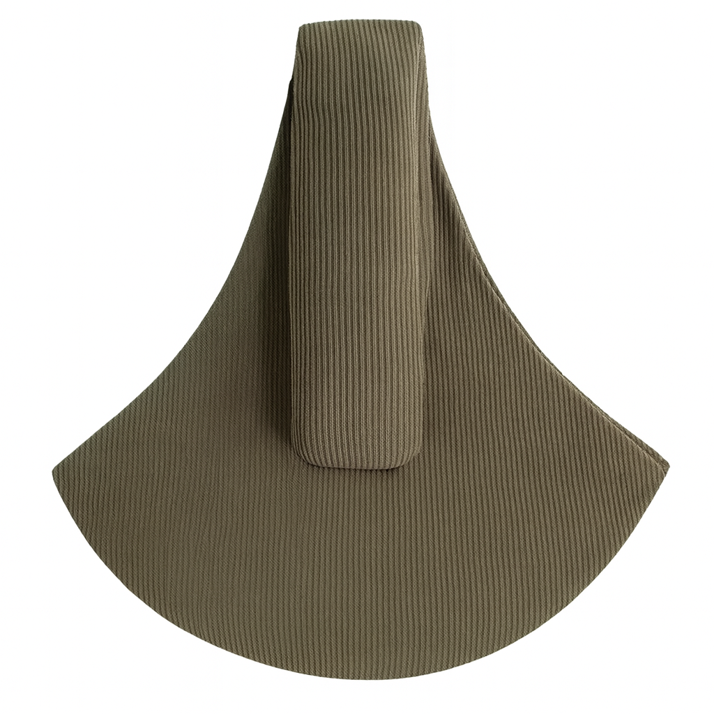 porte bébé kaki velours