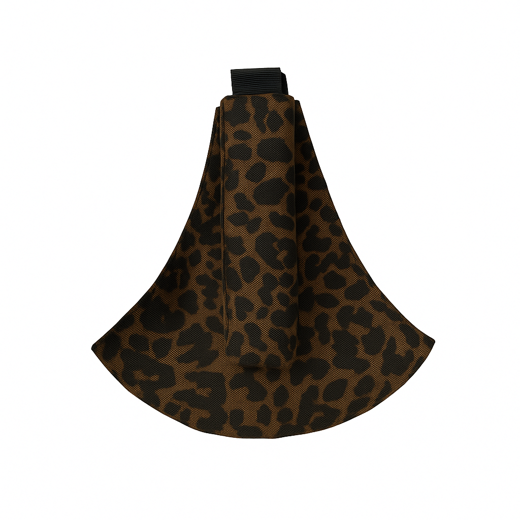 porte bebe leopard marron